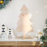 Vidaxx décoration de Noël sapin de Noël 80 cm en bois de pin massif