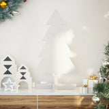 Vidaxx décoration de Noël sapin de Noël 80 cm bois de pin massif blanc