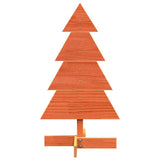 Vidaxx Décoration de Noël Sapin de Noël 80 cm en bois de pin massif, marron lavé