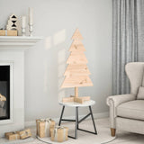 Vidaxx décoration de Noël sapin de Noël 100 cm bois de pin massif