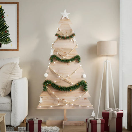 Vidaxx Décoration de Noël Sapin de Noël 150 cm en bois de pin massif