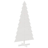 VidaXL décoration de Noël sapin de Noël 180 cm bois de pin massif blanc