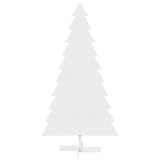 VidaXL décoration de Noël sapin de Noël 180 cm bois de pin massif blanc