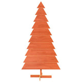 Vidaxx Décoration de Noël Sapin de Noël 180 cm en bois de pin massif, marron lavé