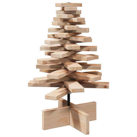 VidaXL décoration de Noël sapin de Noël 60 cm bois de pin massif