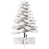 Vidaxx décoration de Noël sapin de Noël 60 cm bois de pin massif blanc