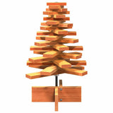 Vidaxx Décoration de Noël Sapin de Noël 60 cm en bois de pin massif, marron lavé
