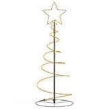 Vidaxxl Sapin de Noël LED 80 LED blanc chaud 120 cm