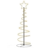 Vidaxxl Sapin de Noël LED 100 LED blanc chaud 150 cm
