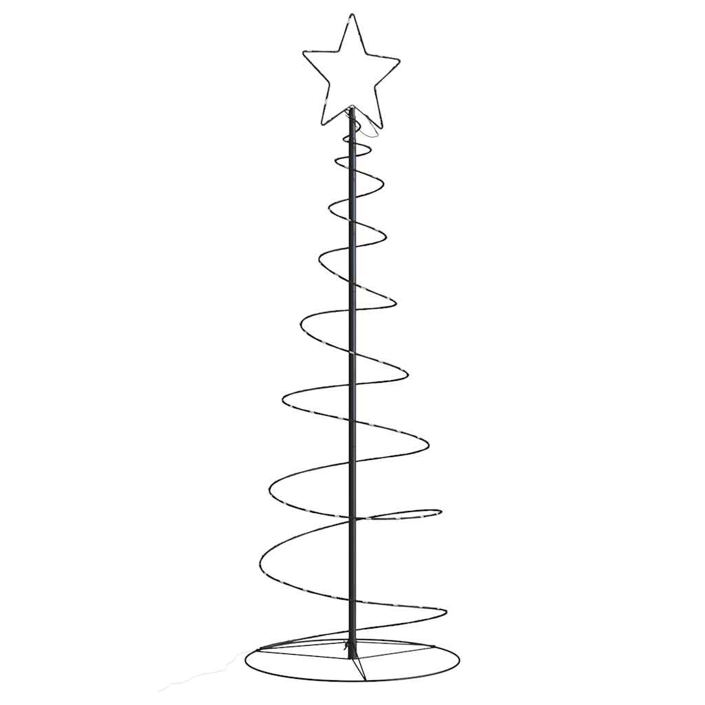 Vidaxxl Sapin de Noël LED 100 LED blanc chaud 150 cm