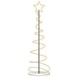 Vidaxxl Sapin de Noël LED 120 LED blanc chaud 180 cm