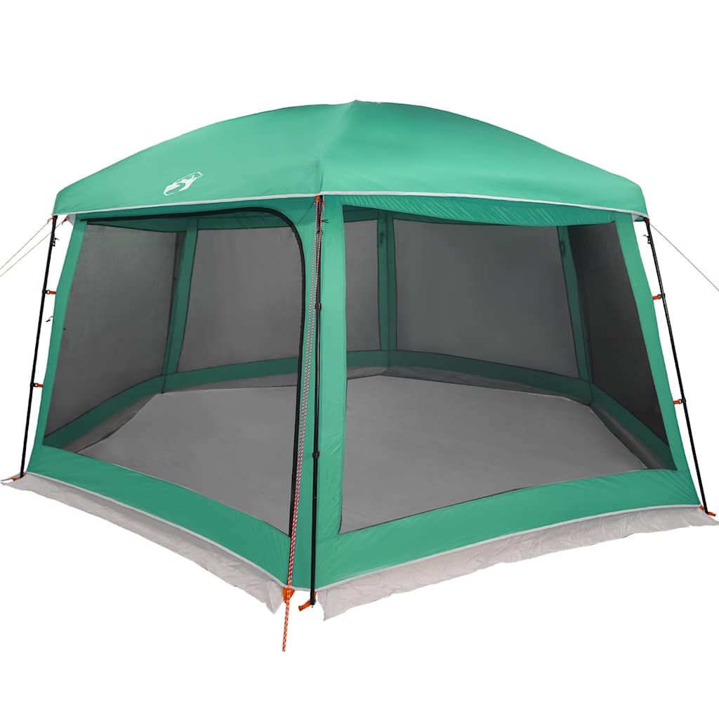 Vidaxl zwembadtent uitneembare buiten- gaaswanden 618x532 cm zeegroen