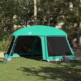 Vidaxl zwembadtent uitneembare buiten- gaaswanden 618x532 cm zeegroen
