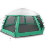Vidaxl zwembadtent uitneembare buiten- gaaswanden 612x612 cm zeegroen