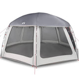 Vidaxl zwembadtent met uitneembare buiten- gaaswanden 612x612 cm grijs