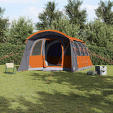 Vidaxl gezinstent met dak grijs en oranje 576 x 325 x 213 cm
