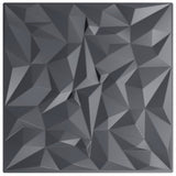 Vidaxx 48 pcs panneaux muraux améthyste 12 m² 50x50 cm xps gris
