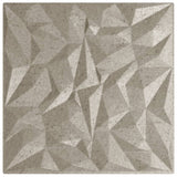 Vidaxx 24 pcs panneaux muraux améthyste 6 m² 50x50 cm xps béton