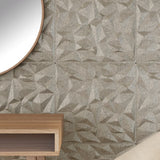 Vidaxx 24 pcs panneaux muraux améthyste 6 m² 50x50 cm xps béton