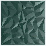 Vidaxx 48 pcs panneaux muraux améthyste 12 m² 50x50 cm xps vert