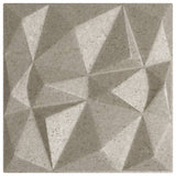 Vidaxx 12 pcs panneaux muraux diamant 3 m² 50x50 cm xps béton