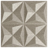 Vidaxx 12 pcs panneaux muraux origami 3 m² 50x50 cm xps béton