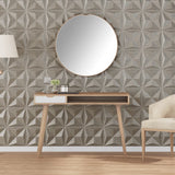 Vidaxx 24 pcs panneaux muraux origami 6 m² 50x50 cm xps béton