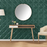 Vidaxl de 24 paneles de pared origami 6 m² 50x50 cm xps verde