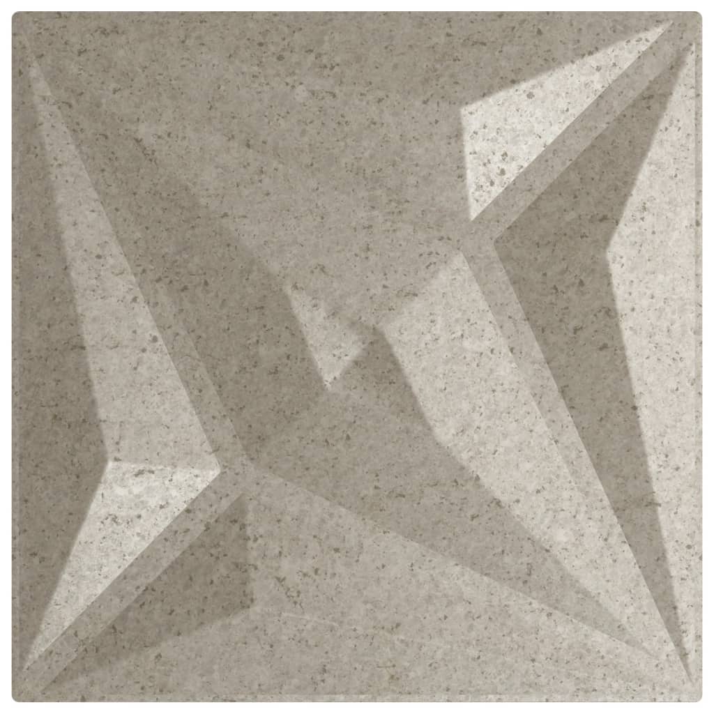 Vidaxl 12 st Wall panels star 3 m² 50x50 cm XPS concrete