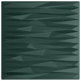 VIDAXL 12 pannelli murali Stone 3 m² 50x50 cm XPS verde