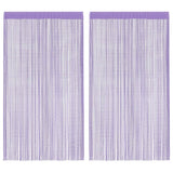 Vidaxl koordgordijnen 2 st paars 140x250 cm