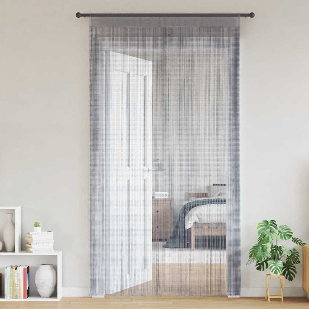 Vidaxl koordgordijnen 2 st 140x250 cm lichtgrijs
