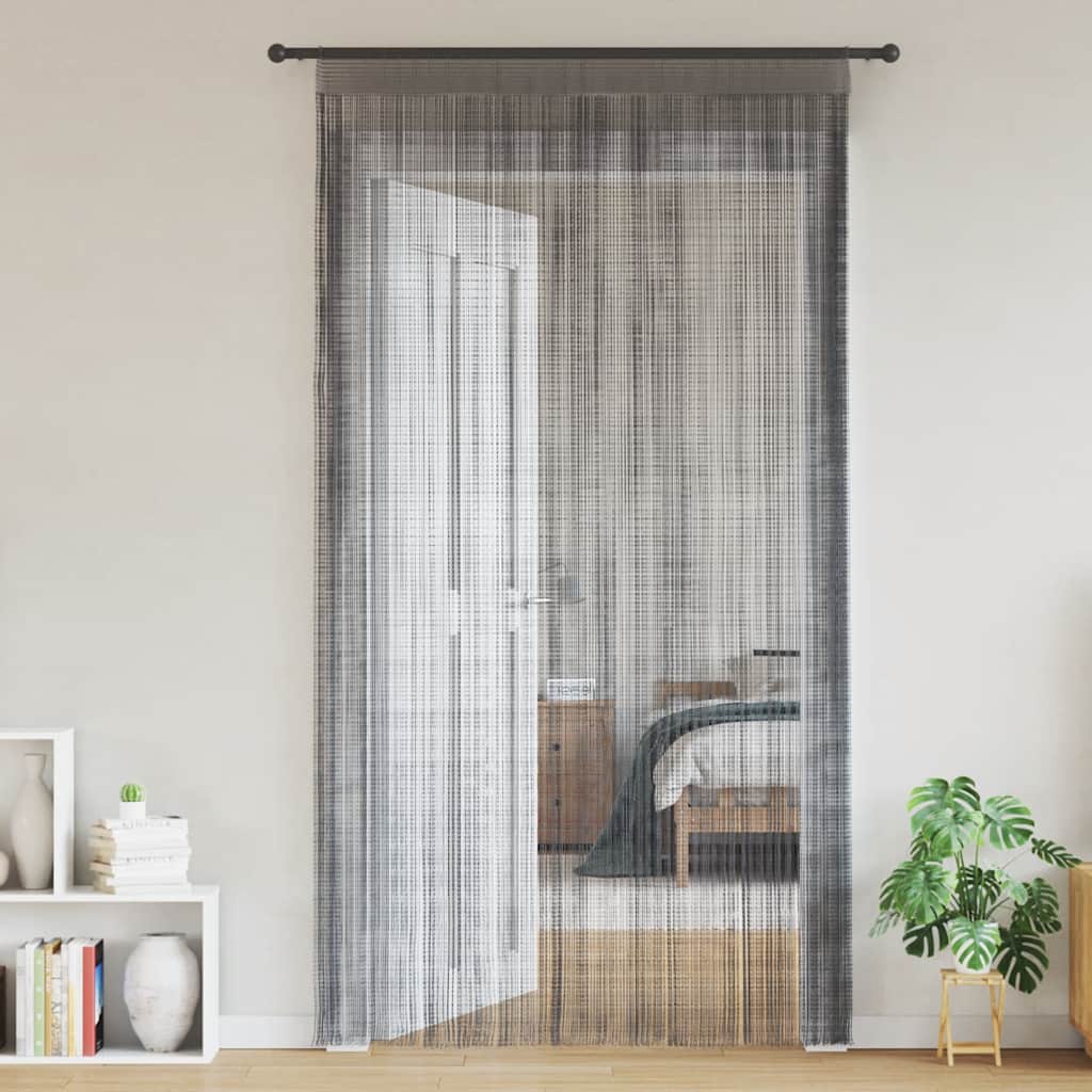 Vidaxl draadgordijnen 2 stuks antraciet 140x250 cm