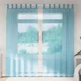 Vidaxl gordijnen met lussen 2 st 140x225 cm turkoois