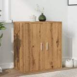 Vidaxl Shoe Cabinets 2 Pcs 32x35x70 cm Forarbejdet træ Artisan Oak