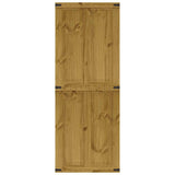 Puerta corredera Vidaxl Corona 70x210 cm de pino sólido