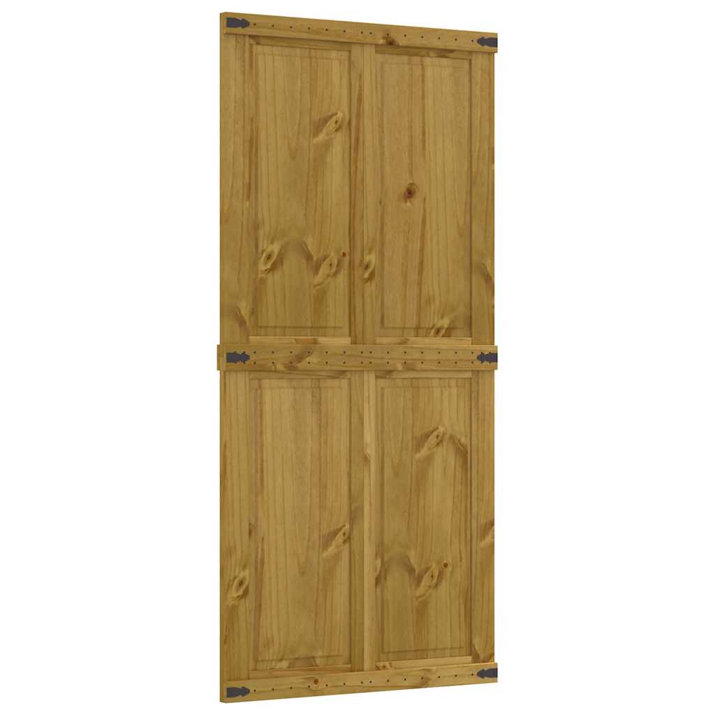 Vidaxl Sliding Door Corona 90x210 cm Pine solide