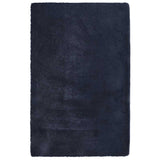 Vidaxl hoogpolig vloerkleed navarra 130x200 cm polyester marineblauw