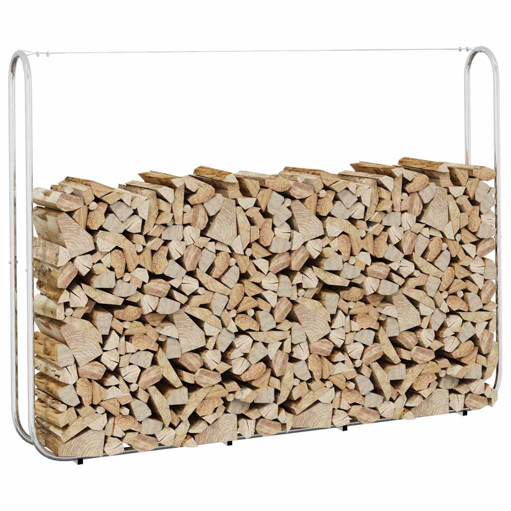 Vidaxx support à bois de chauffage 200x25x150 cm en acier galvanisé