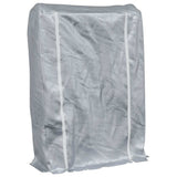 Vidaxx support à bois de chauffage avec housse de pluie 100x25x150 cm en acier galvanisé