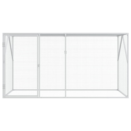 Vidaxl vogelkooi antraciet 208 x 102 x 108 cm gegalvaniseerd staal