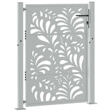 Vidaxl poort met golfontwerp 100x125 cm weervast staal
