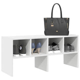 Vidaxl Shoe Rack Stackable 89.5x30x40 cm hvit