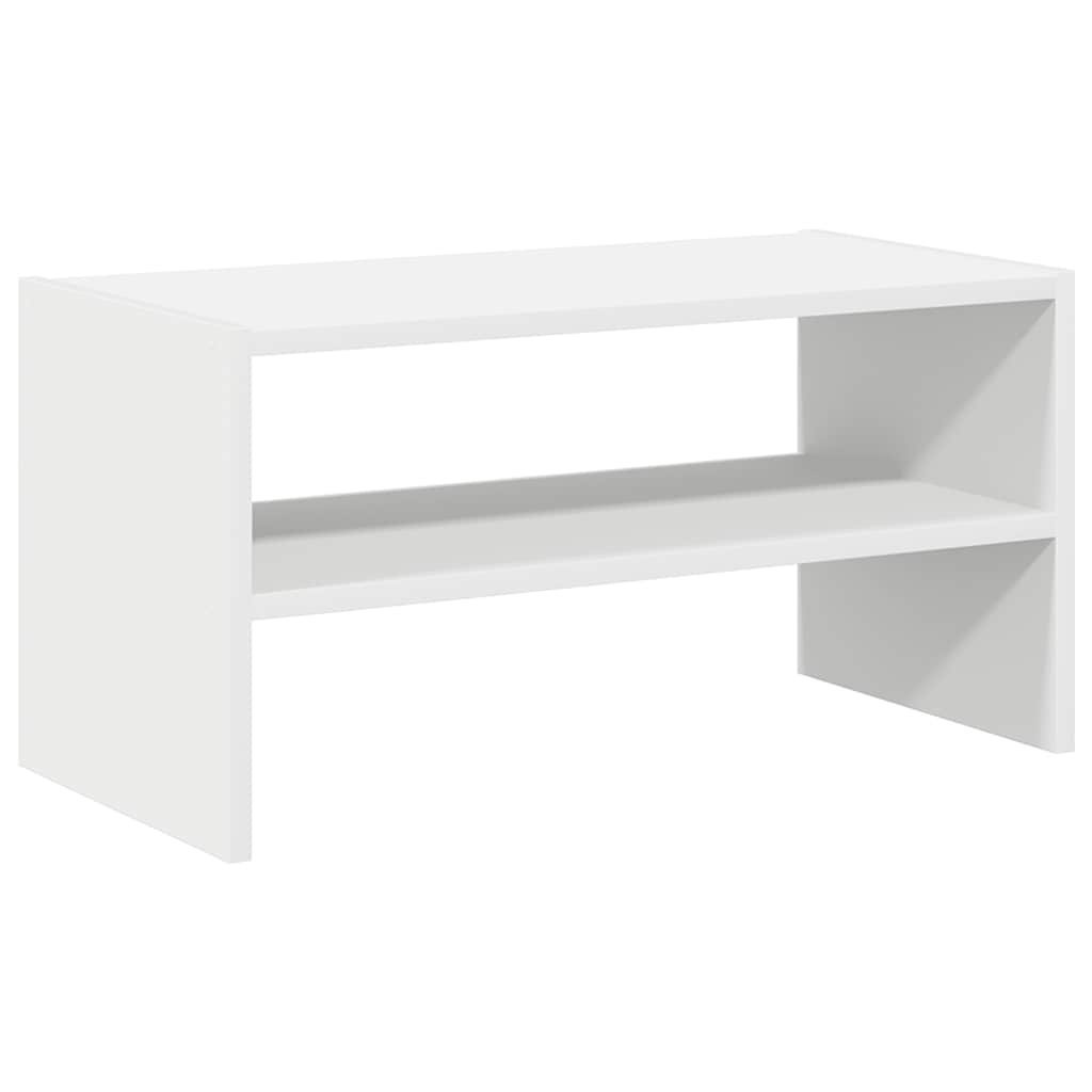 Vidaxl Shoe Rack Cillable 60x30x30.5 cm de blanco