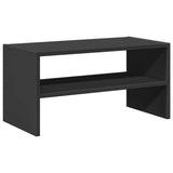 VidaXL étagère à chaussures empilable 60x30x30,5 cm chêne noir
