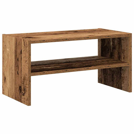 VidaXL étagère à chaussures empilable 60x30x30,5 cm couleur bois ancien