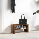 VidaXL étagère à chaussures empilable 60x30x30,5 cm couleur bois ancien