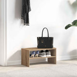 Vidaxl shoe rack stackable 60x30x30.5 cm artisanal oak colored