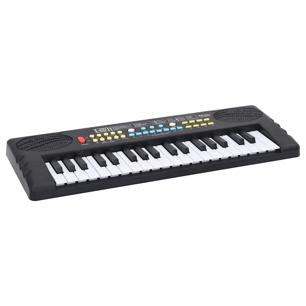 Clavier électrique piano Vidaxxl avec 37 touches et microphone