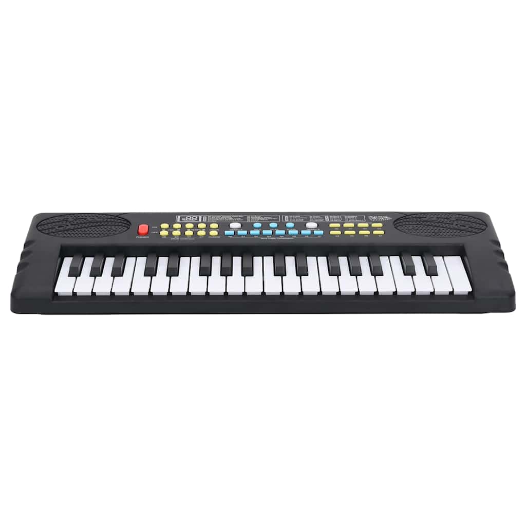 Clavier électrique piano Vidaxxl avec 37 touches et microphone
